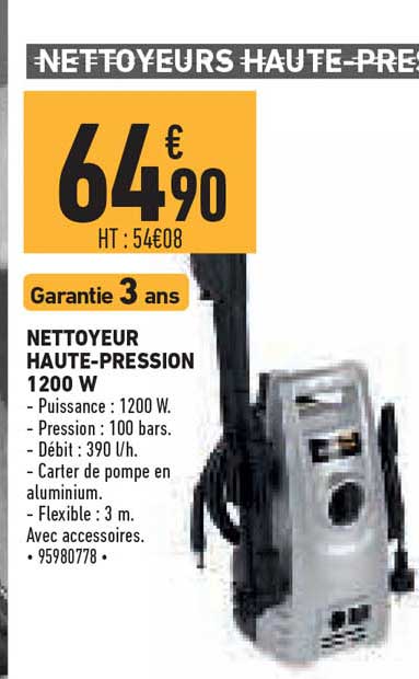 nettoyeur haute-pression 1200 w