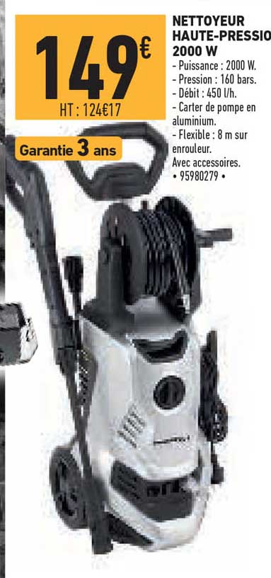 nettoyeur haute-pression 2000 w