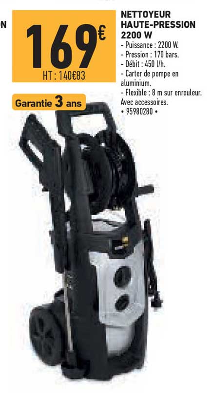 nettoyeur haute-pression 2200 w