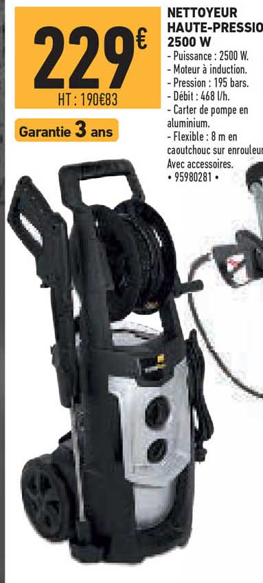 nettoyeur haute-pression 2500 w
