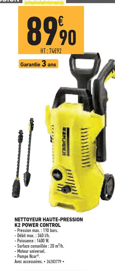 nettoyeur haute-pression k2 power control