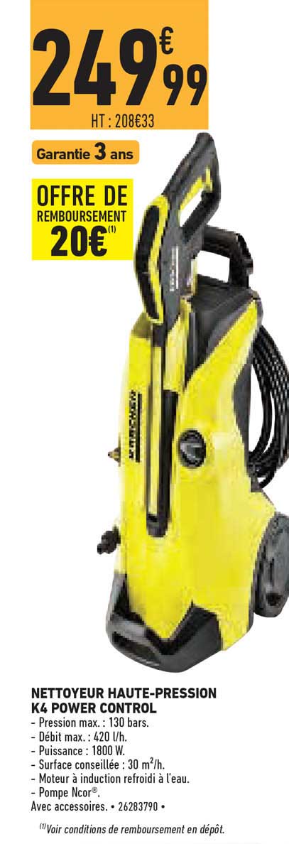 nettoyeur haute-pression k4 power control