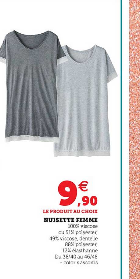 Nuisette Femme