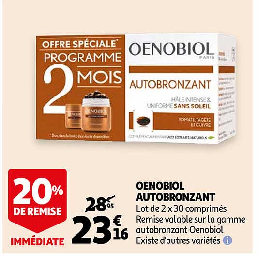 oenobiol autobronzant