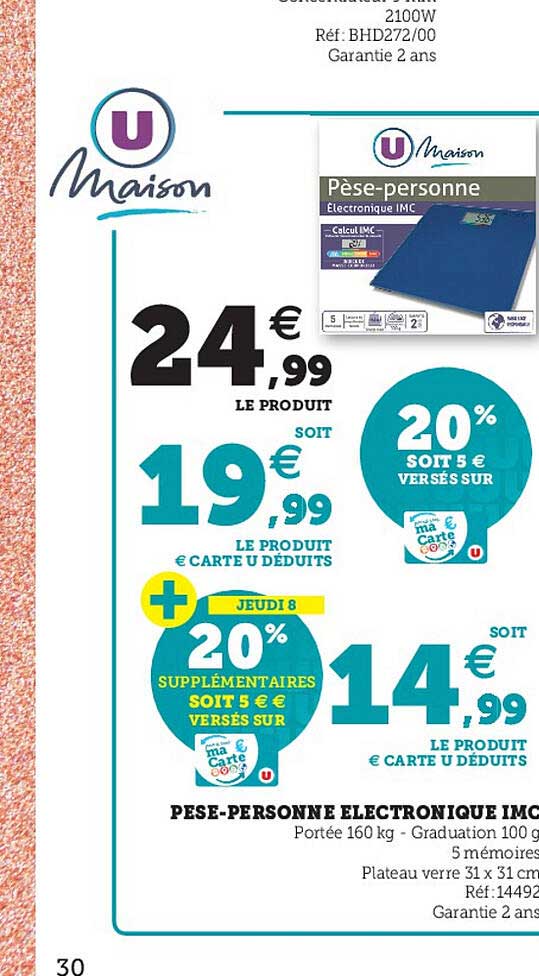 pèse-personne électronique imc