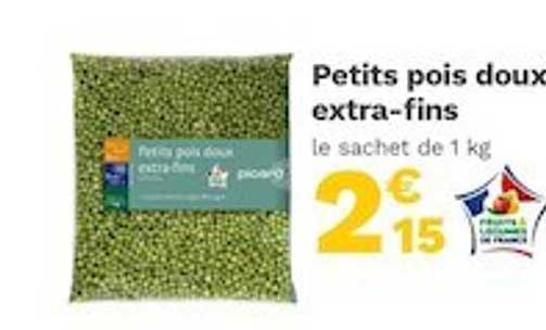 petits pois doux extra-fins