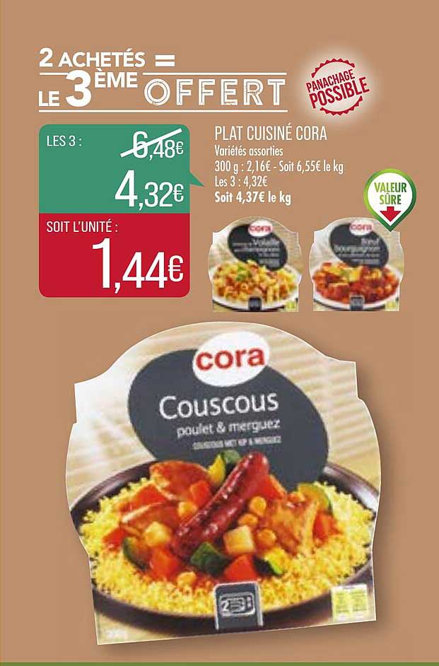 Plat Cuisiné Cora