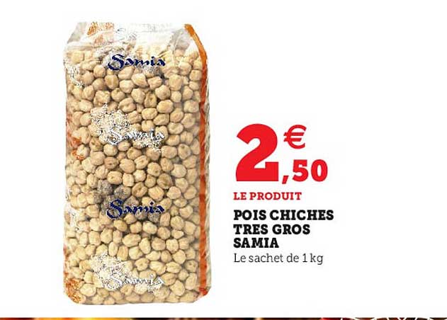 pois chiches très gros samia