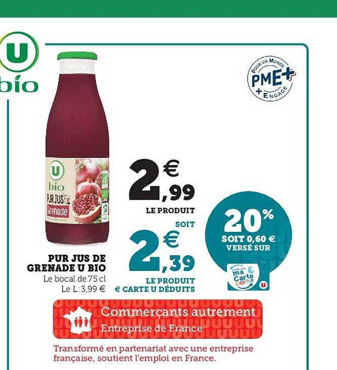 Pur Jus De Grenade U Bio