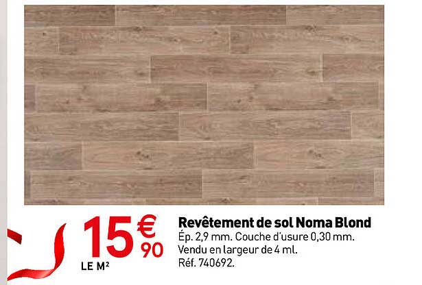 revêtement de sol noma blond