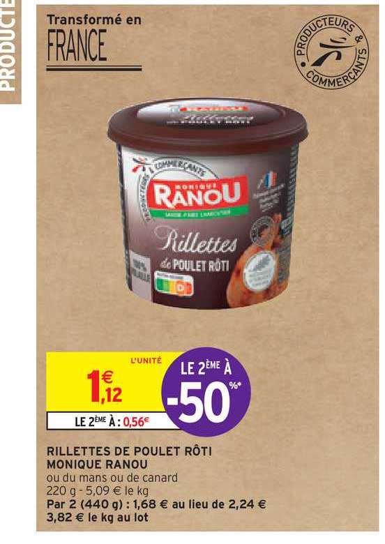 rillettes de poulet rôti monique ranou