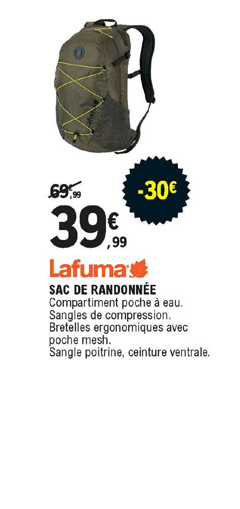 Sac De Randonnée Lafuma