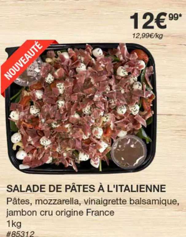 salade de pâtes à l'italienne