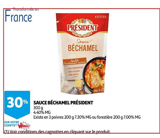 Sauce Béchamel Président