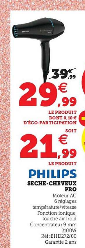 sèche-cheveux pro philips