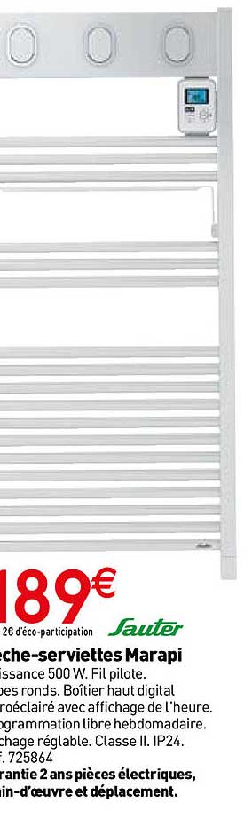 sèche-serviettes marapi sauter