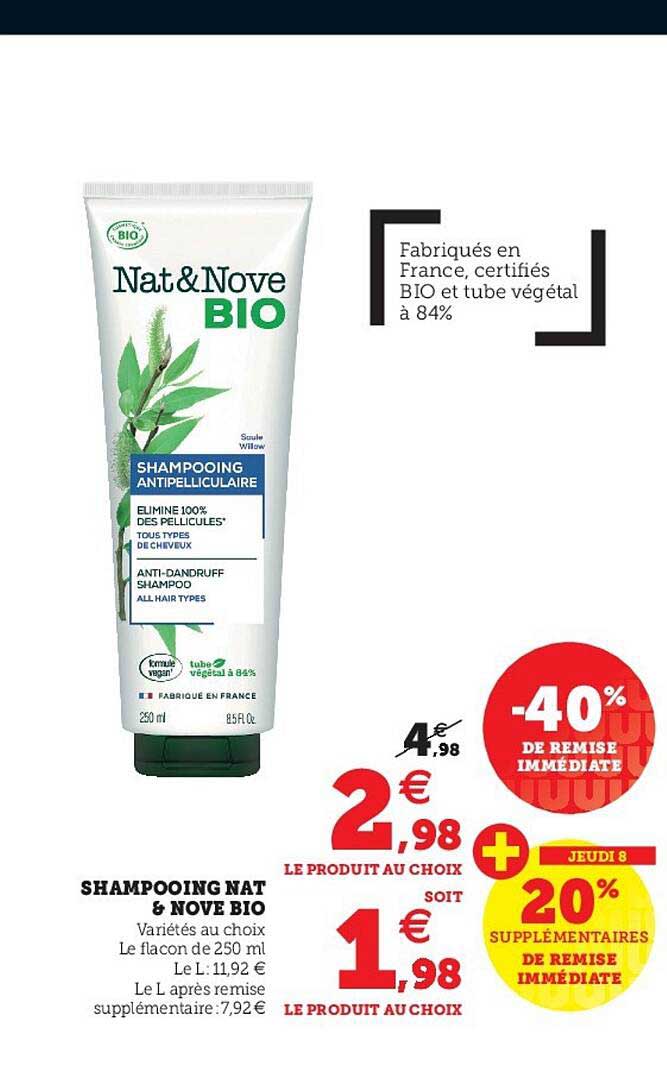 shampooing nat & nove bio