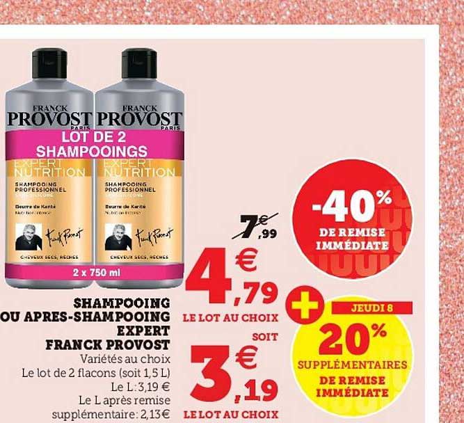 shampooing ou après-shampooing expert franck provost