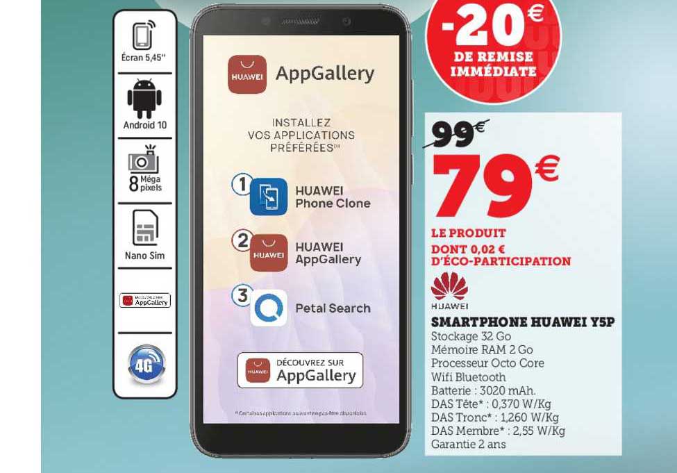 smartphone huawei y5p