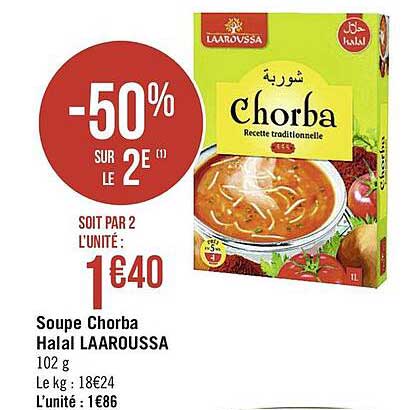 Soupe Chorba Halal Laaroussa