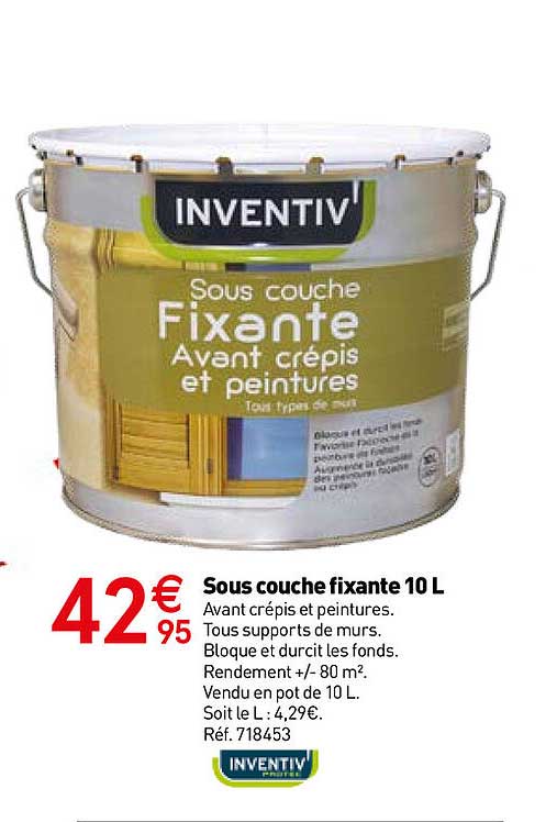 sous couche fixante 10l inventiv