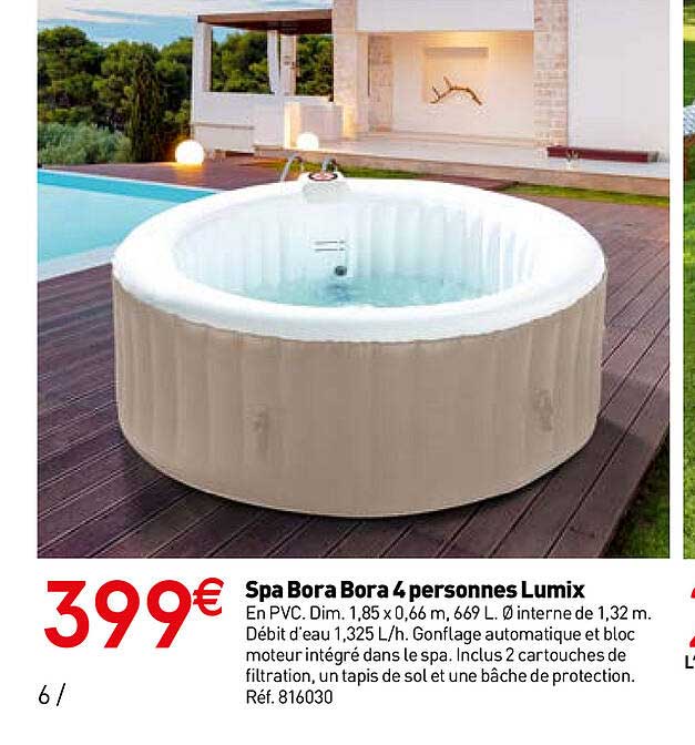 spa bora bora 4 personnes lumix