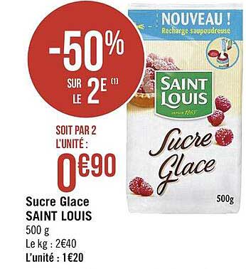 sucre glace saint louis