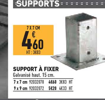 support à fixer