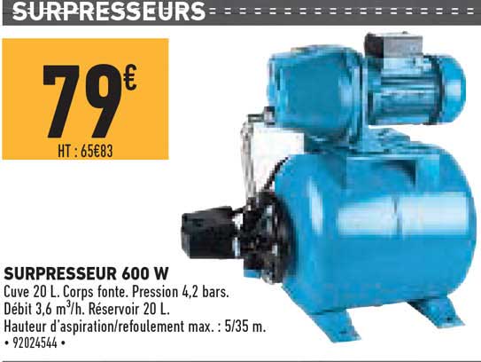 surpresseur 600 w