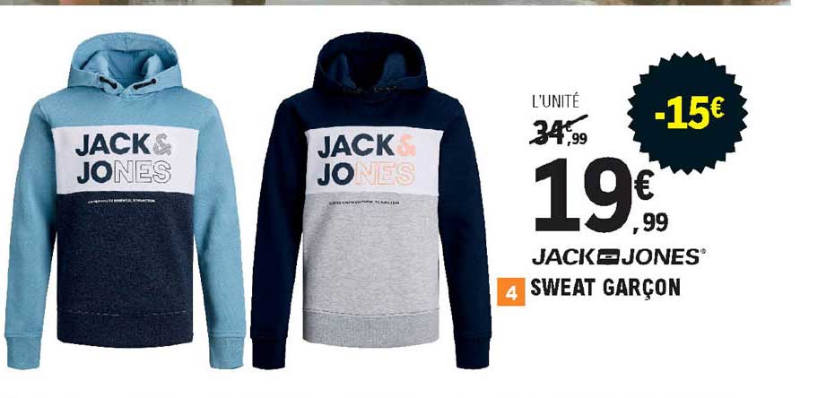 sweat garçon jack & jones