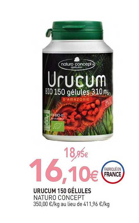 urucum 150 gélules naturo concept