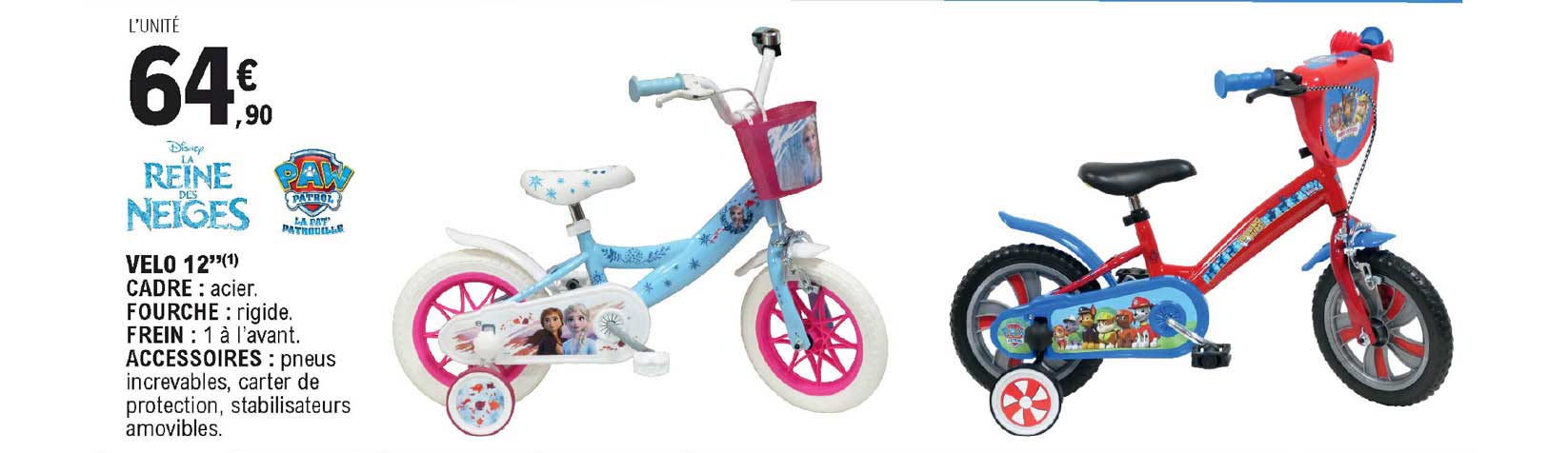 velo 12" disney la reine des neiges