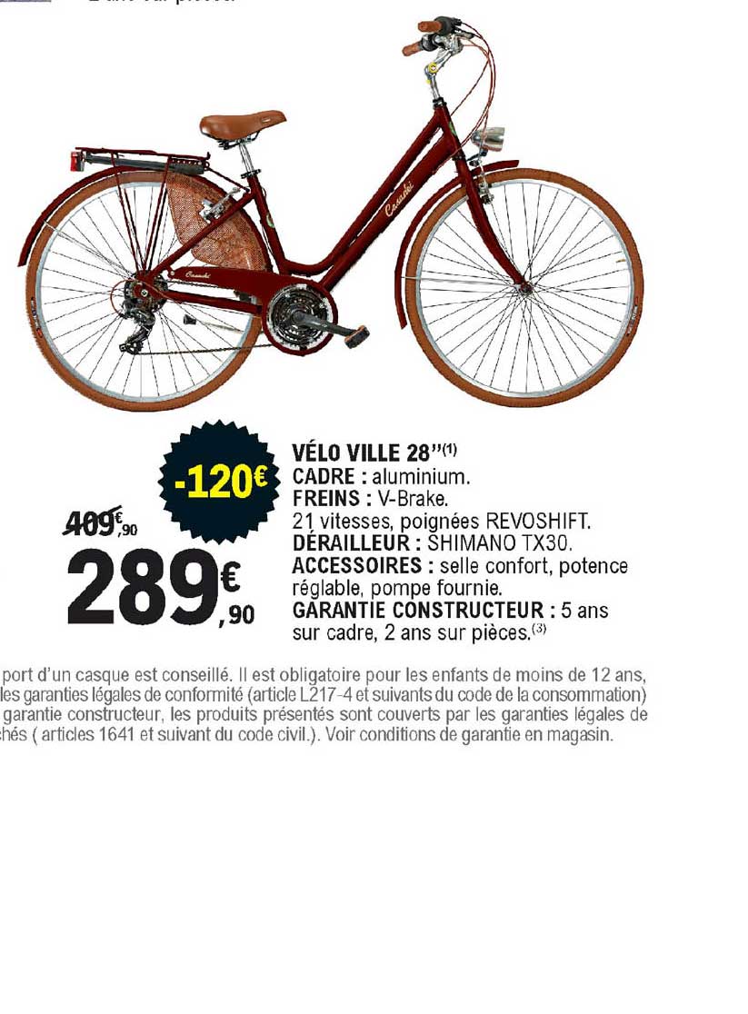 vélo ville 28"