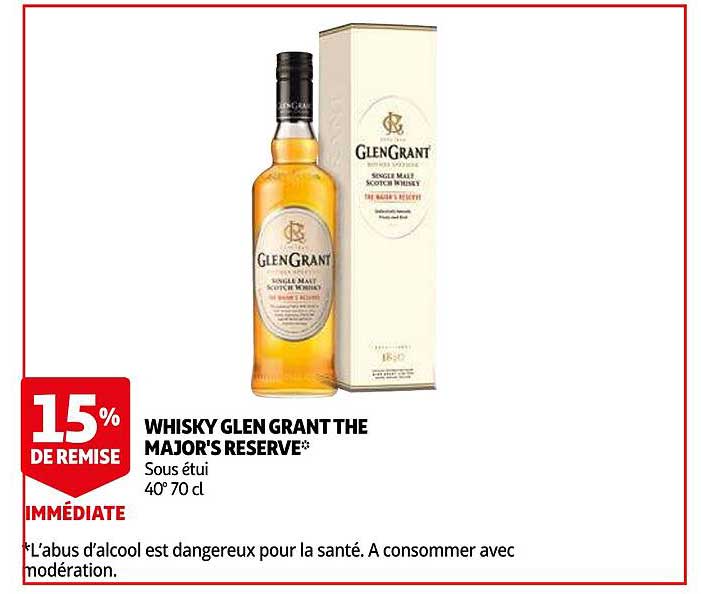 whisky glen grant the major's reserve