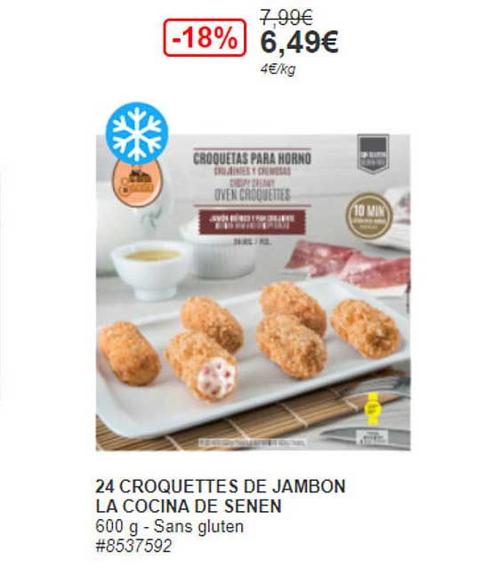 24 croquettes de jambon la cocina de senen
