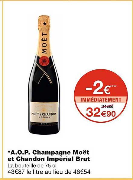 a.o.p. champagne moët et chandon impérial brut
