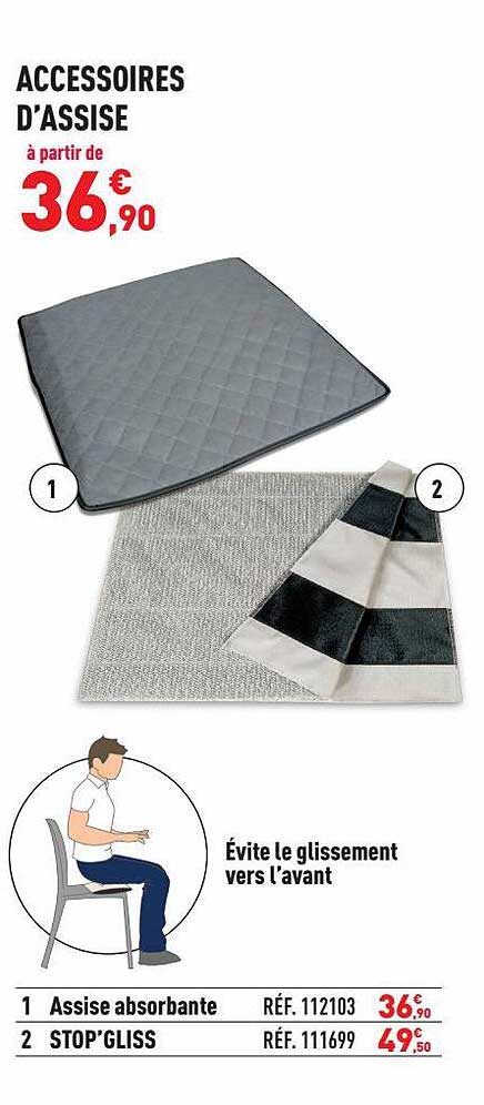 accessoires d'assise