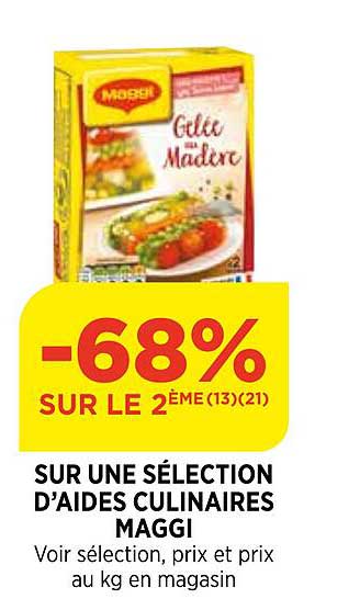 aides culinaires maggi