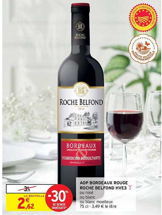 aop bordeaux rouge roche belfond hve3