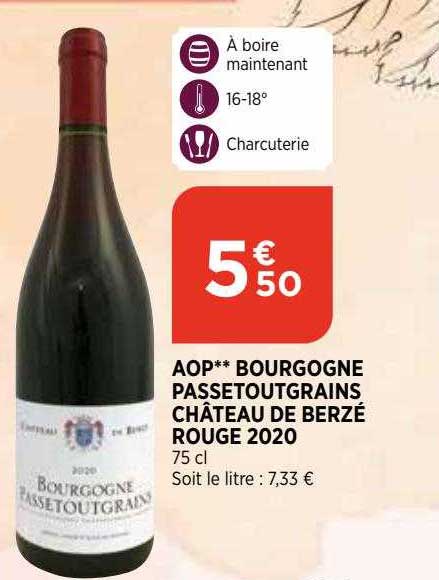 aop bourgogne passetoutgrains château de berzé rouge 2020