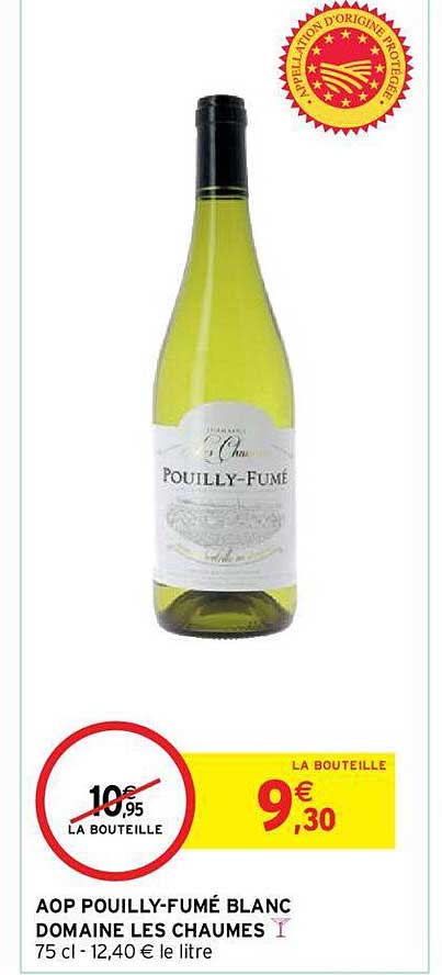 aop pouilly-fumé blanc domaine les chaumes