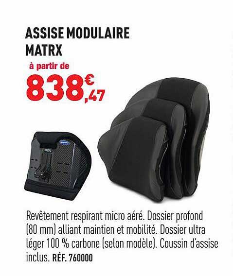 assise modulaire matrx
