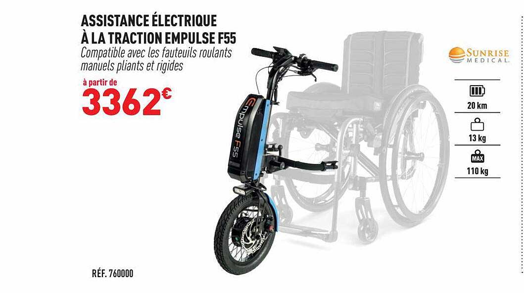 assistance électrique à la traction empulse f55