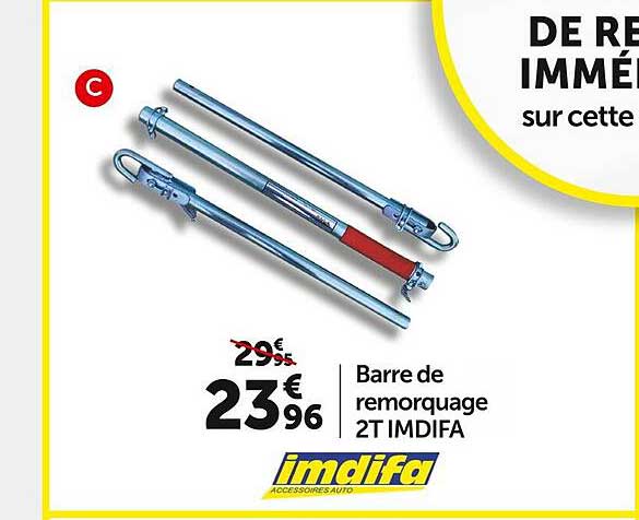 Barre De Remorquage 2t Imdifa