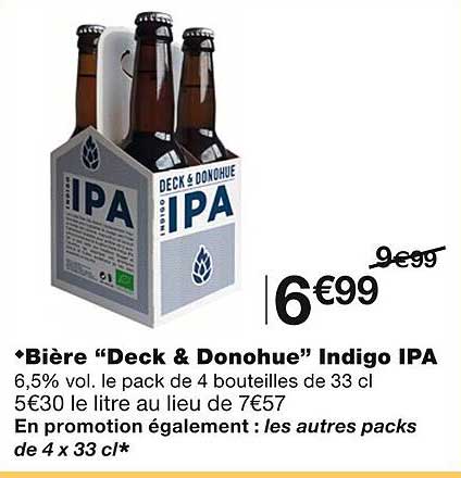 bière "deck & donohue" indigo ipa
