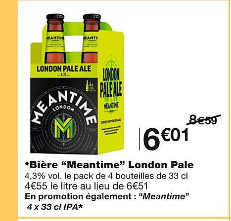 bière "meantime" london pale