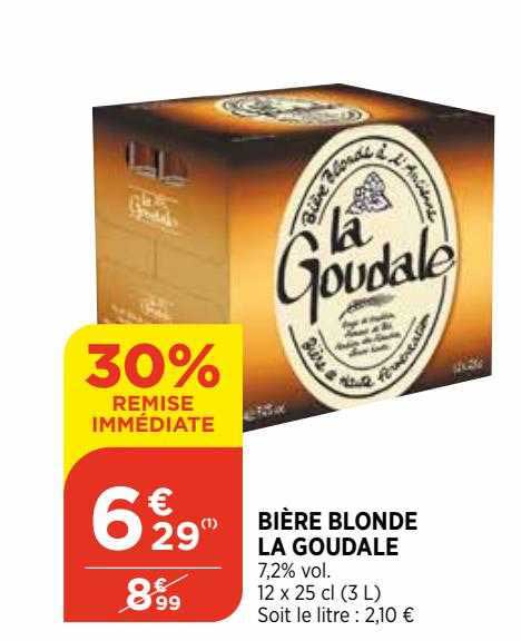 Bière Blonde La Goudale