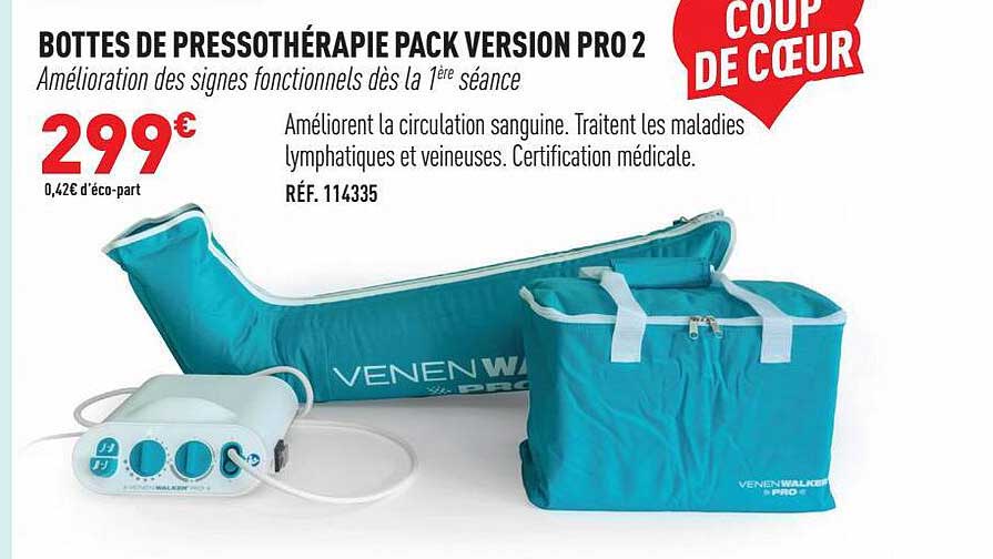 bottes de pressothérapie pack version pro 2