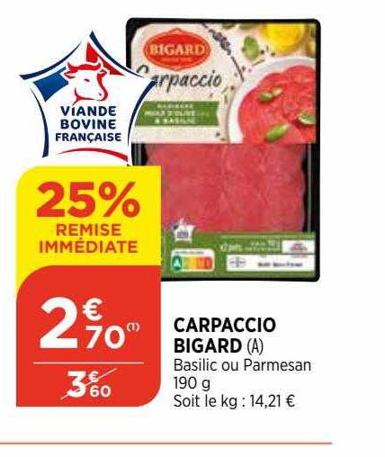 Carpaccio Bigard