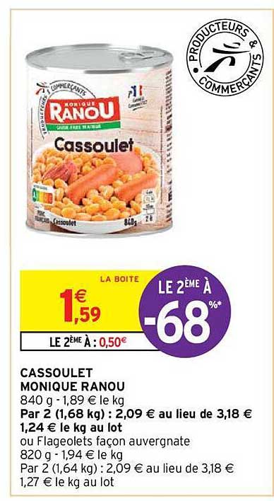 cassoulet monique ranou